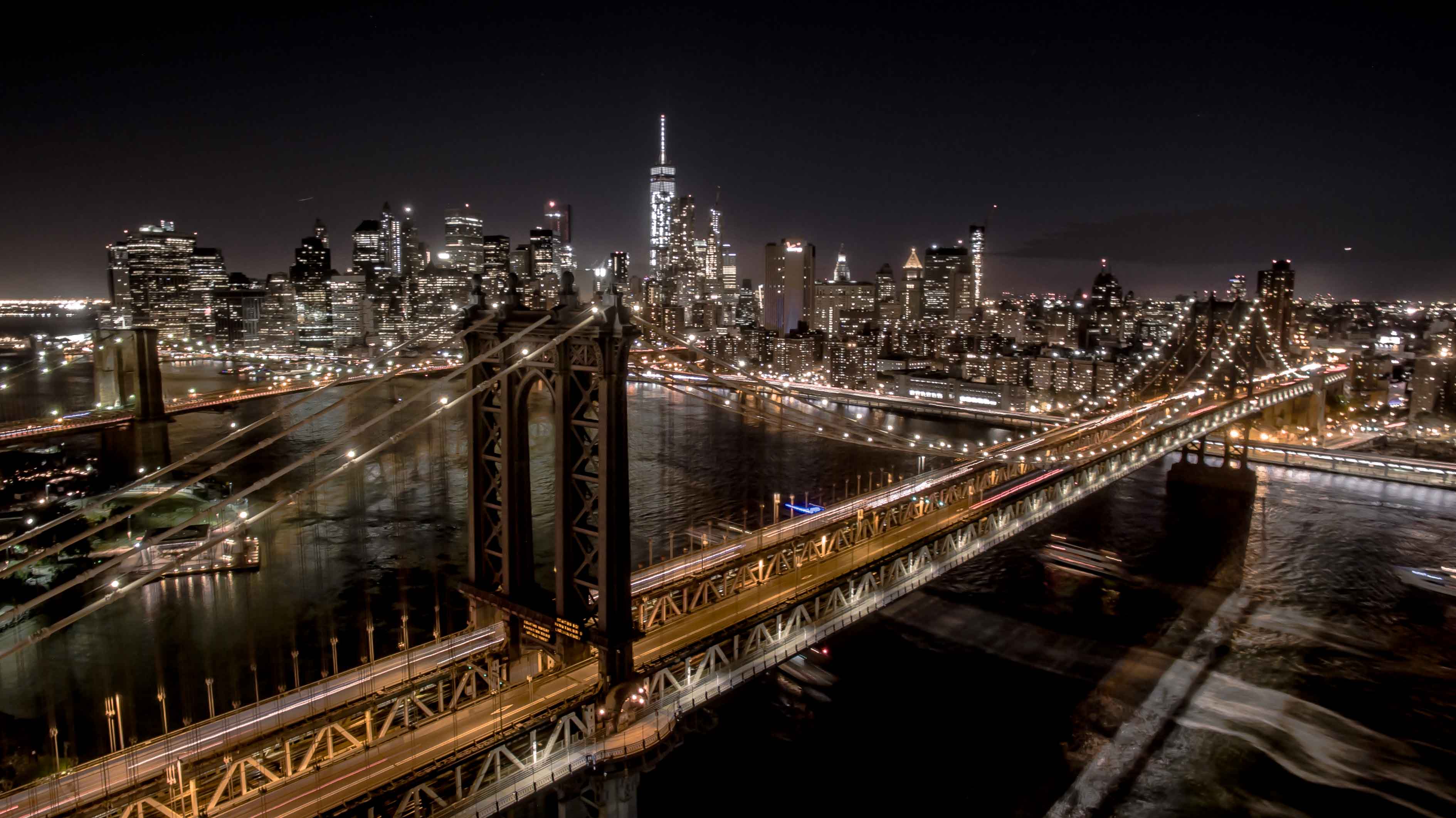Aerial Skyline Photo of Manhattan
