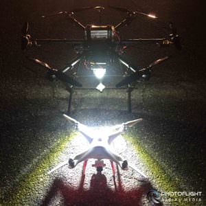 100W LED Light for Nighttime Drone